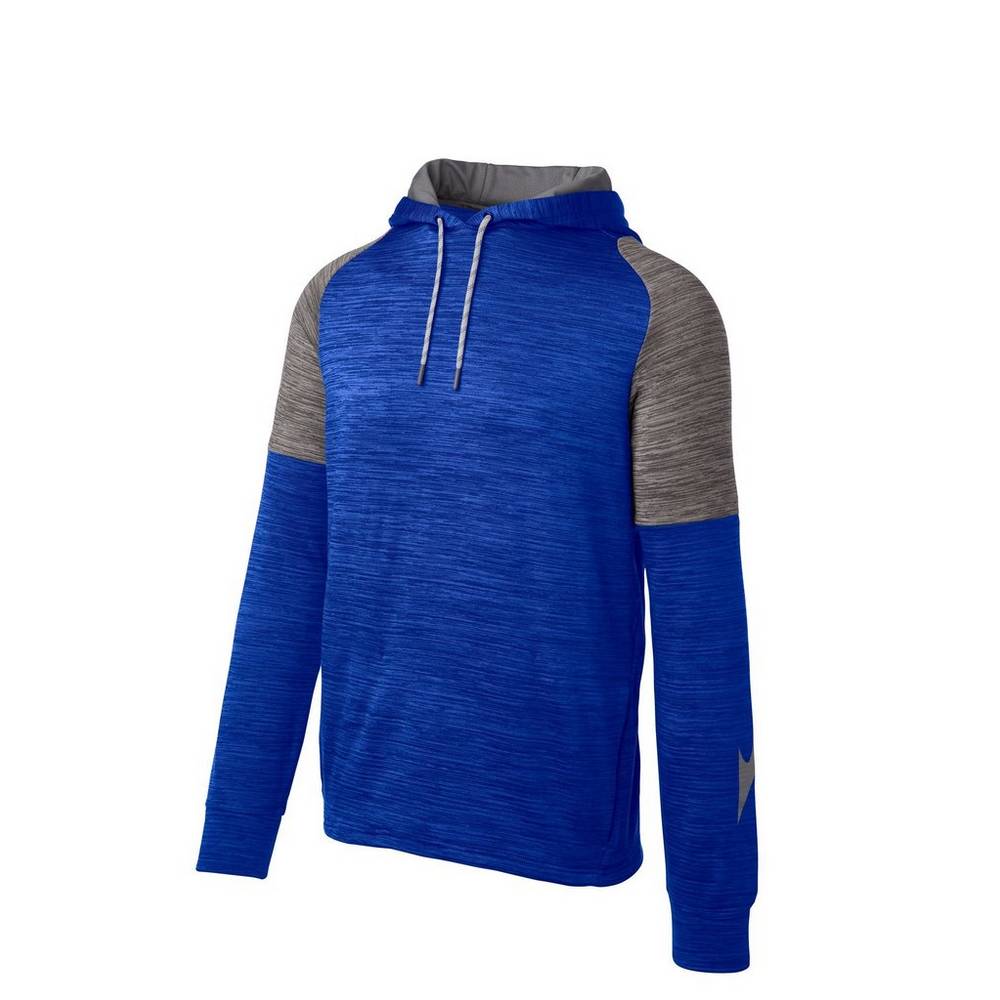 Felpa Con Cappuccio Mizuno Velocity Uomo - Blu Reale - 18403-AHYL